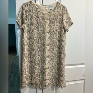 Snakeskin dress